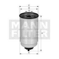 MANN-FILTER WK965/4X Filtro...