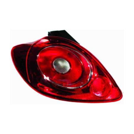 REAR LIGHT Left without lampholder White Red 1579396