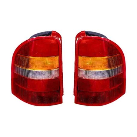 REAR LIGHT Left without lamp holder Amber Red 1119441