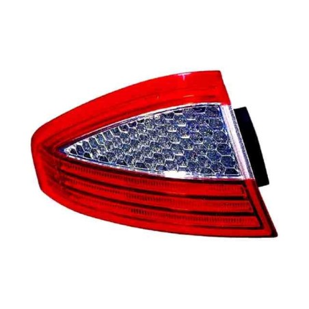 TAIL LIGHT Right without socket White Red Exterior 1486780