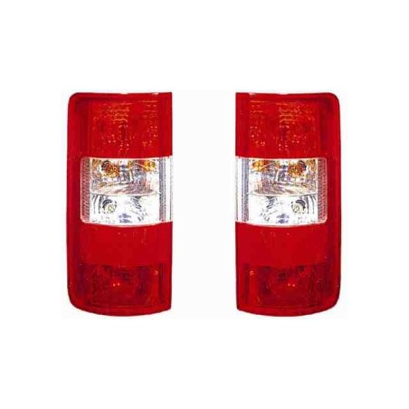 TAIL LIGHT Right without socket White Red 1369221
