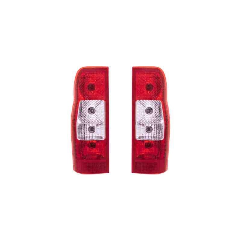 REAR LIGHT Left without lampholder White Red 1435881