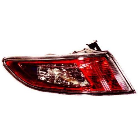 TAIL LIGHT Right without socket White Red Exterior