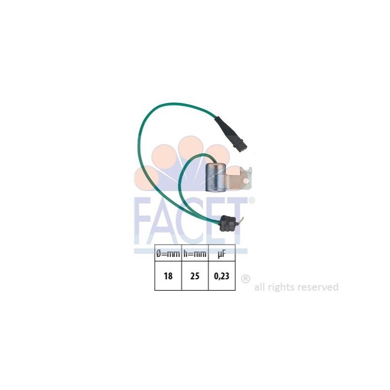 FACET 0.0179/112 Condensatore- Impianto d'accensione