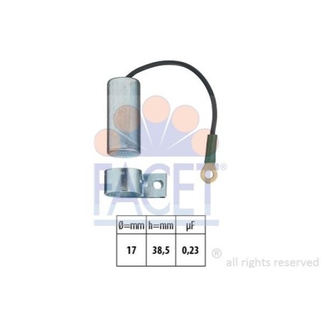 FACET 0.0323 Condenseur- système d'allumage
