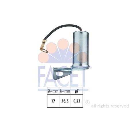 FACET 0.0326 Condenseur- système d'allumage