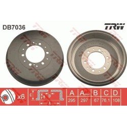 TRW DB7036 Bremstrommel