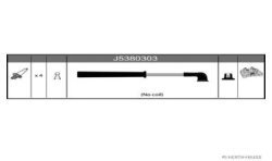 HERTH+BUSS JAKOPARTS J5380303 Juego de cables de encendido 0K011-18-140A