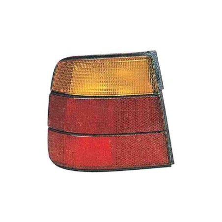 LEFT REAR LIGHT with lamp holder Ambar Red Exterior 63131378009