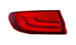 TAIL LIGHT Left with lampholder Red Led Exterior 63217203233