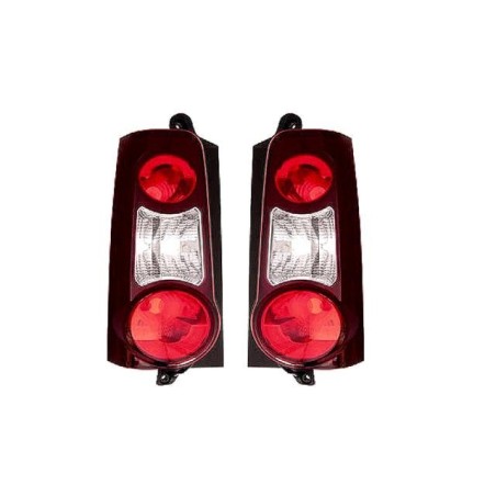 REAR LIGHT Left without lampholder White Red 9677205580