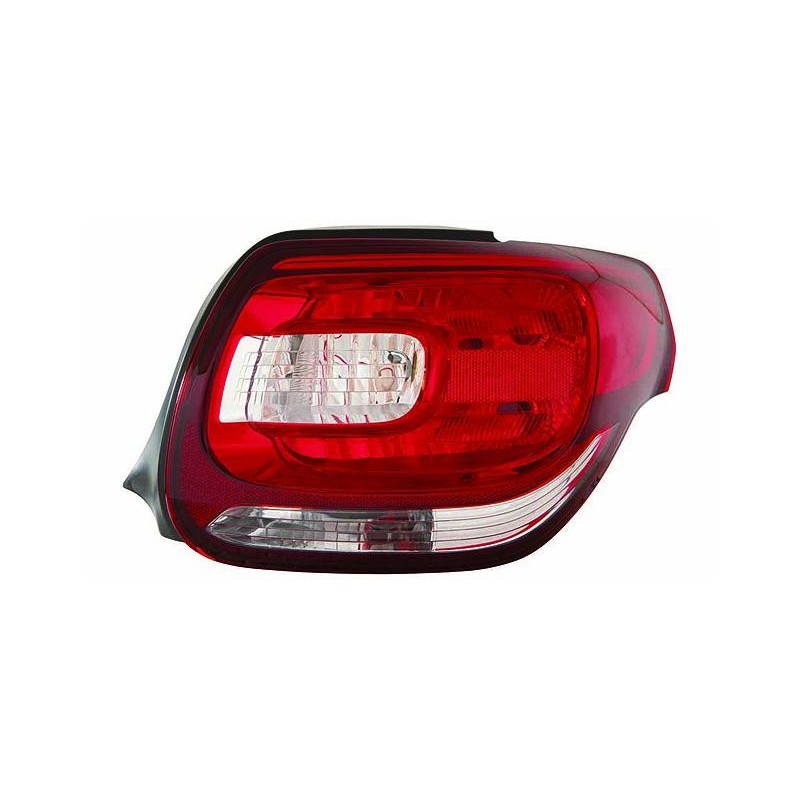 TAIL LIGHT Right without socket White Red 6351JE