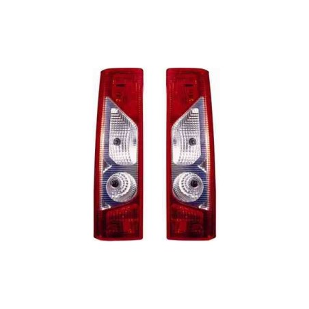 TAIL LIGHT Right without socket White Red 6351AH