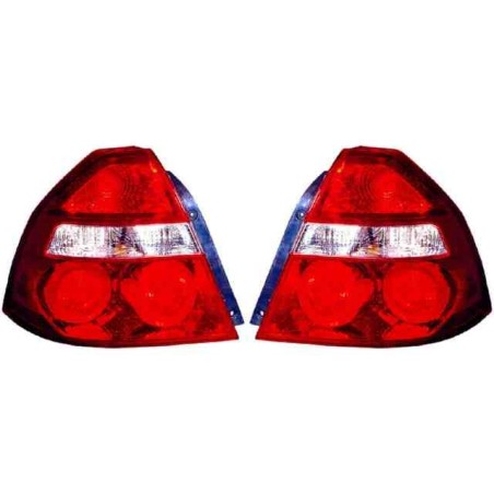 REAR LIGHT Left without lampholder White Red 96650614